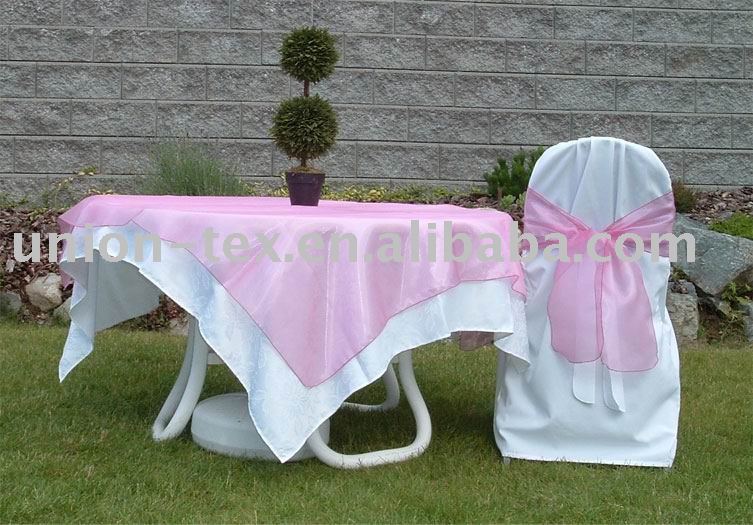 Polyester Table cloth and banquet or wedding chair cover wedding table cloth