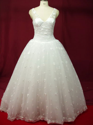See larger image Tulle Lace Wedding Gown