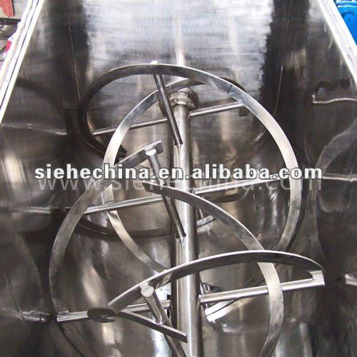 two layer ribbon mixer for powder production