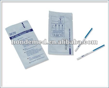 10mlU\/ml sensitive (HCG) pregnancy test strip,
