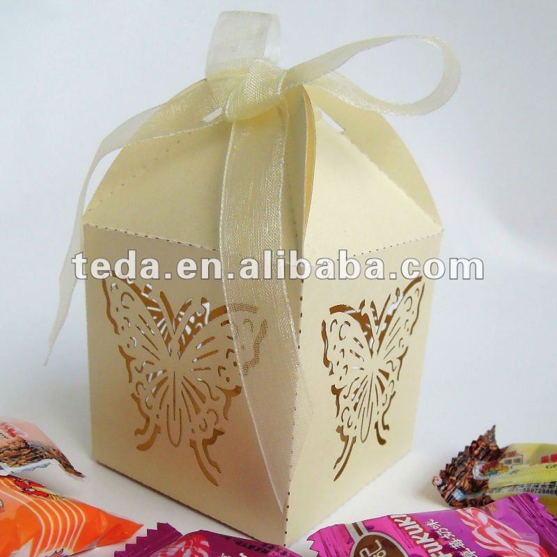 laser cut favor cupcake box for wedding dating party birthday use for