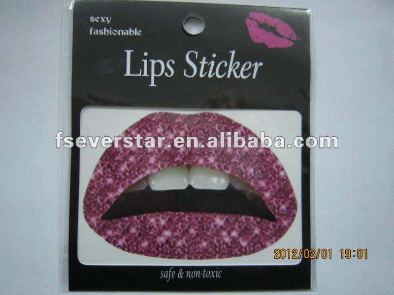 Lip Sticker Lip Tattoo Instant