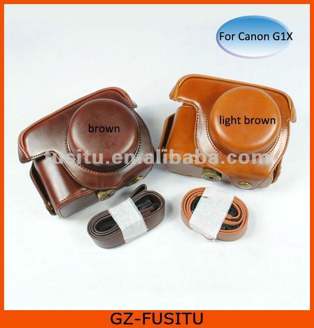 New Leather Camera Case Bag For Canon Powershot G1X