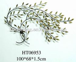 Large Wall  on Fashion Metal Leaves Wall Decor Decorative   Buy Metal Wall Decor Wall