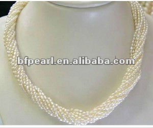 rice pearls necklace