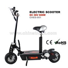 500W foldable electric scooter disc brake