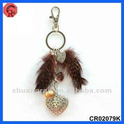 Latest Craft Ideas 2012 on 2012 Newest Design Pearl And Feather Style Keychain Craft Ideas   Buy