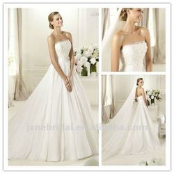 white linen wedding dresses