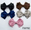 removable fabric bow shoe clips
