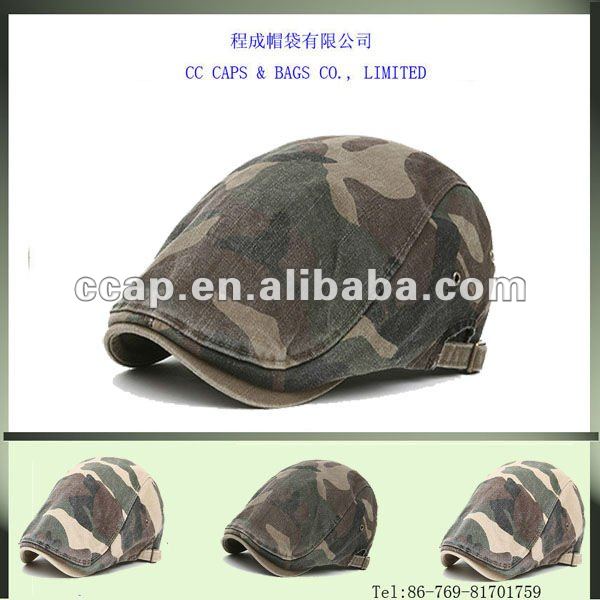 Military Newsboy Cap