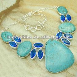 suppliers handmade indian fashion jewelry Turquoise necklace