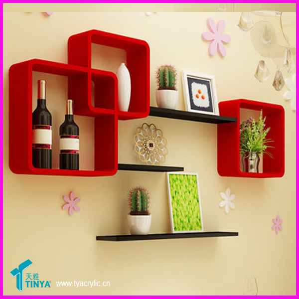 Modern Design Acrylic Wall Unit/floating Shelf - Buy Acrylic Wall Unit 