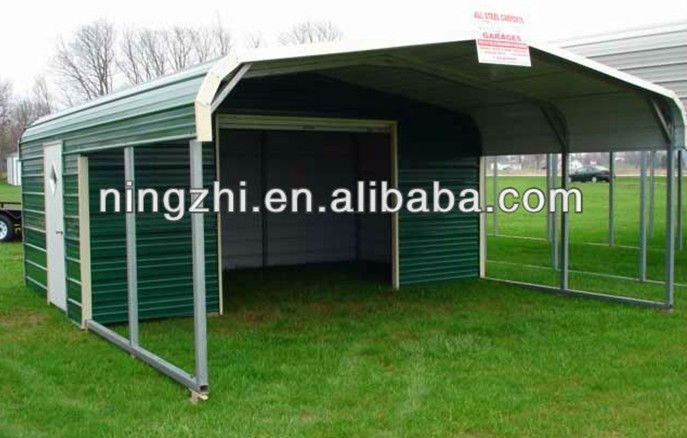 Metal Carport with Storage Room / Metal Carport with Storage Shed 