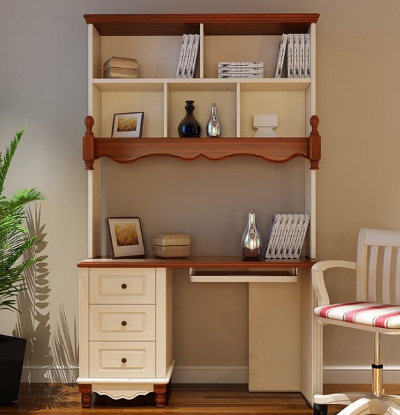 ... design modern home furniture children study table with bookcase design