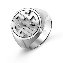 Wholesale Stainless Steel Silver Signet Ring for Men