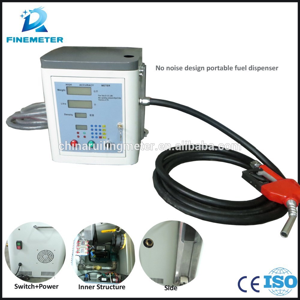 top sell noiseless mini diesel portable fuel dispenser,fuel oil