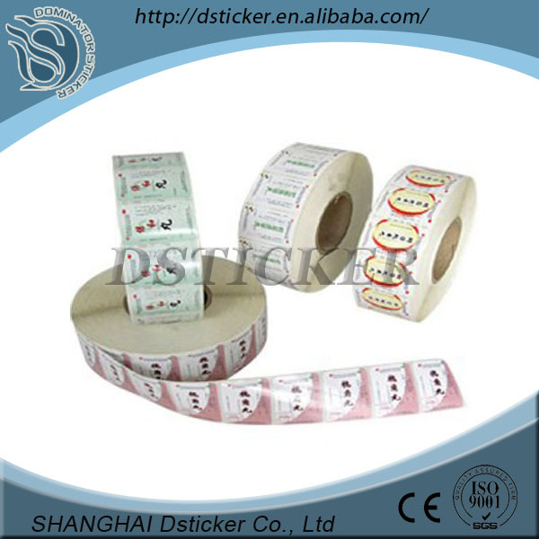 Floral Printed Red Sticker Paper Label - Buy Red Sticker Paper Label Product on Alibaba.com