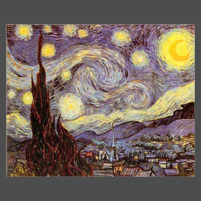 Promotional Van Gogh Painting Starry Night, B