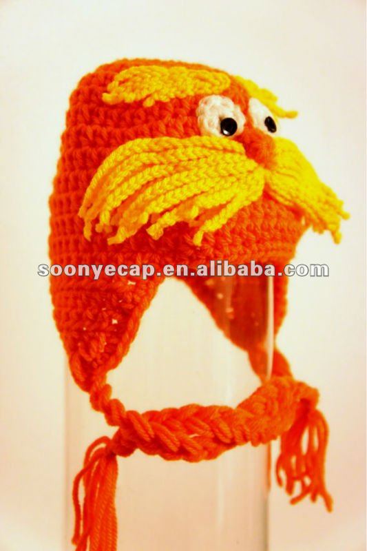 Lorax Animal Crochet Hat - Buy Crochet Hat,Lorax Crochet ...