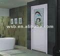 A buon mercato p-056 residenziale prefabbricata bagno pvc porta