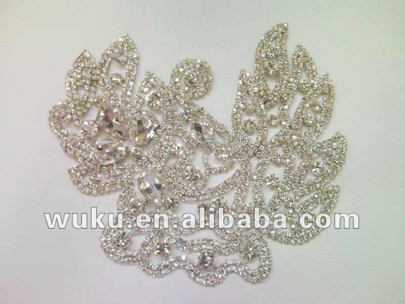 Beaded appliques wedding dresses