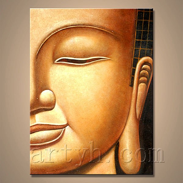 acrylic buddha painting