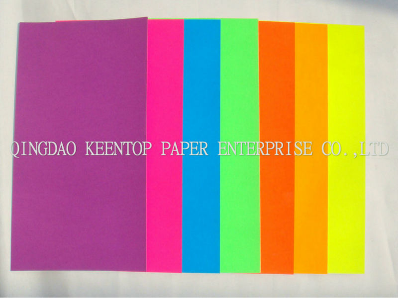 fluorescent(neon) color paper for craft work or other