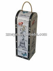 Antique gift boxes for wine bottles with Statue of Liberty