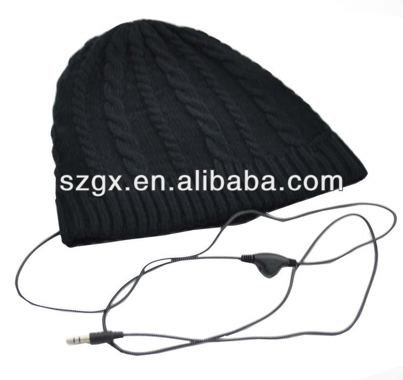beanie In speakers View with hat Built black knitted speakers, Beanie With color Hat 2013 Hat beanie In speakers View with hat Built black knitted speakers, Beanie With color Hat 2013 Hat