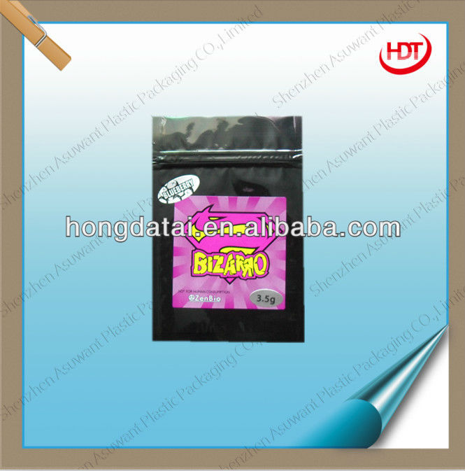 for incense spice /bizarro herbal incense paper sticker/bizarro bags