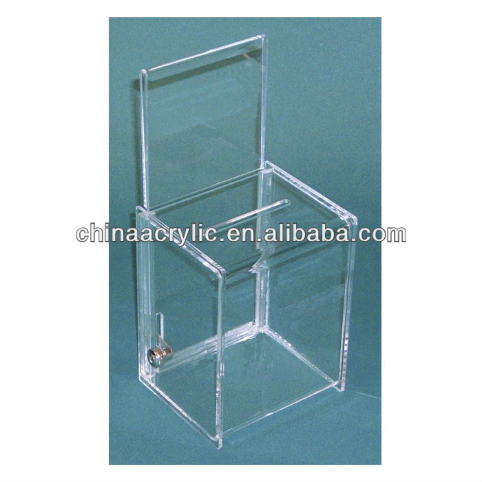 2015 Hot Sale Acrylic Sign-backed Ballot Boxes With Lock And Keys ...