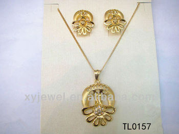 Fashion jewelry set dubai jewellery 24k gold jewelry wholesale ...