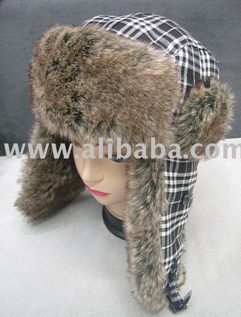 faux fur hat. winter fur hat WINTER SKI FAUX