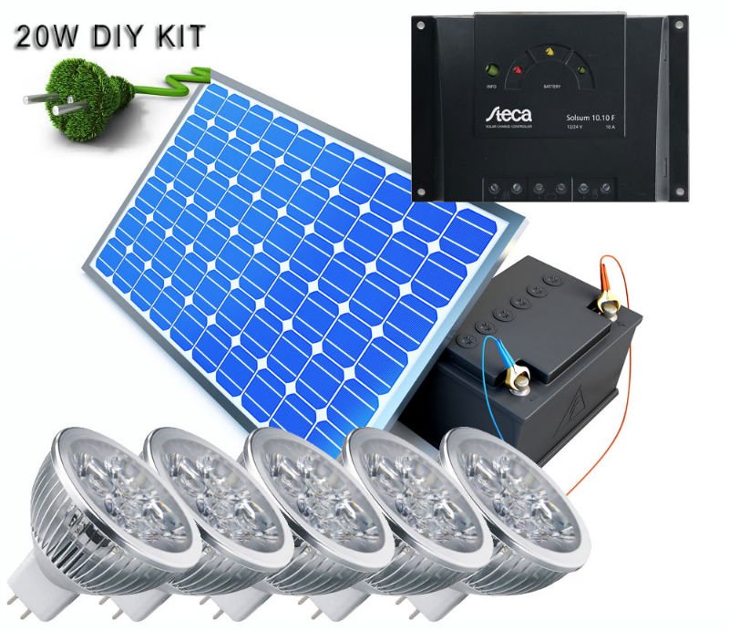 Ecoficiency 20w Diy Solar Panel Kit - Buy Solar Product on Alibaba.com