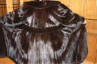 Stock Mahogany Mink Fur Coat 4-5 Length