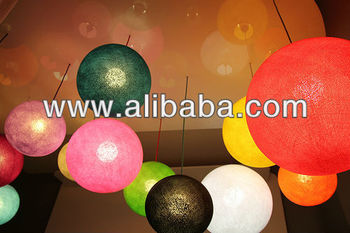 Big Cotton Balls Lamp Decoration Lights Wholesale Thailand. - Buy Big ...