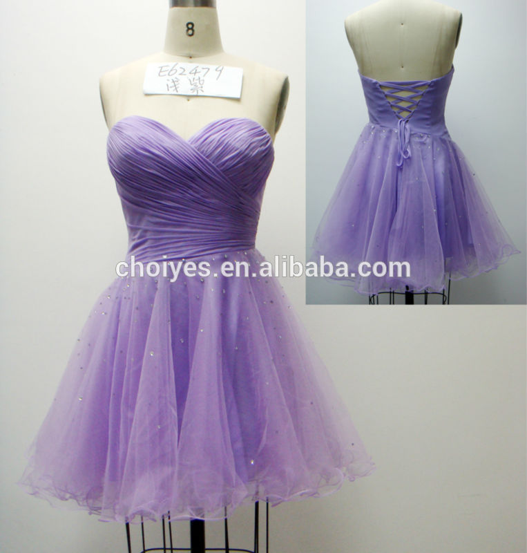 ... Dresses  cheap chiffon purple low price short puffy homecoming