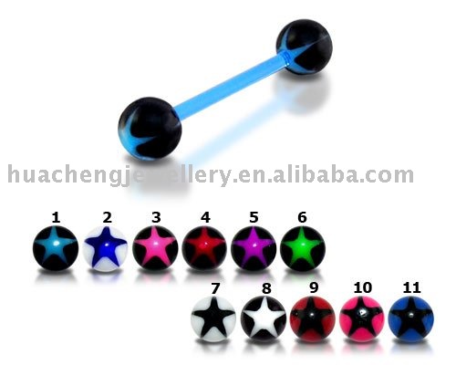body piercing jewelry-tongue barbell