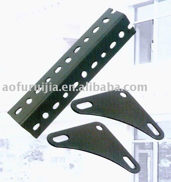 Slotted Angle Iron. image: slotted angle iron