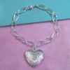 corazón antiguo de plata pulsera de moda de joyería de plata - BR255