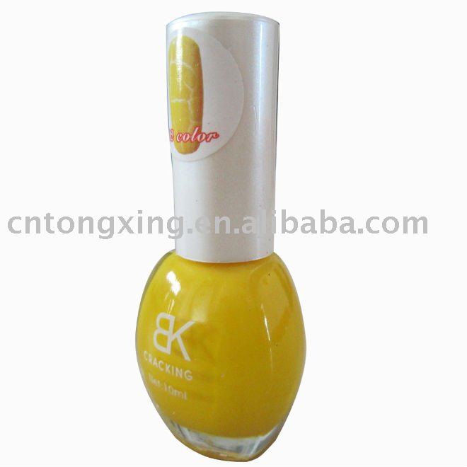 crackle nail polish. 10ml yellow crackle nail