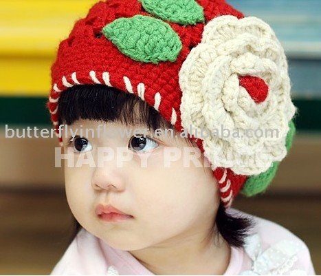 Crochet Hats on Baby Crochet Hats  Crochet Hat  Baby Flower Hat  Infant Flower