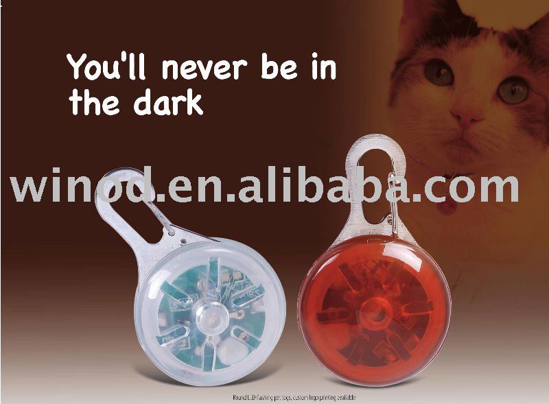 LED Flashing Pet tag/ pet safety light