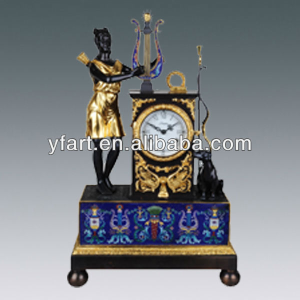 Cloisonne bronze clock_JMT（F）1024