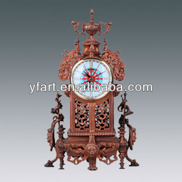 Quartz bronze clock_LJQT 06001