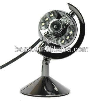 Promotional USB 2.0 Web Camera Driver Free (PRO-9) 6 led