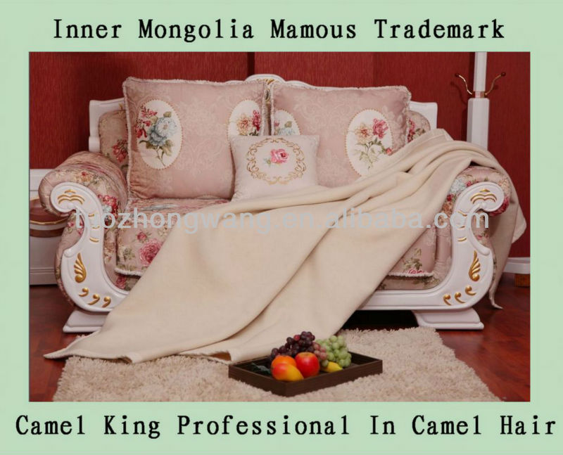  - Well_Selling_Camel_Wool_Blankets_double_