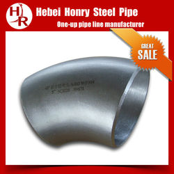 32" galvanized 45deg ANSI B16.25 seamless elbow