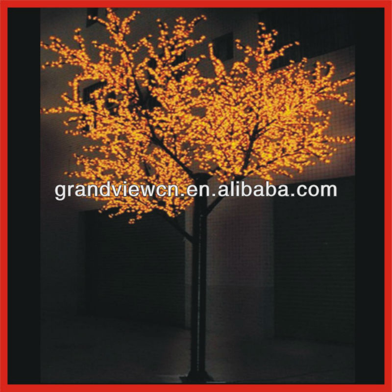 Tree > LED Cherry Blossom Tree Lights > Yellow Decoration Christmas ...