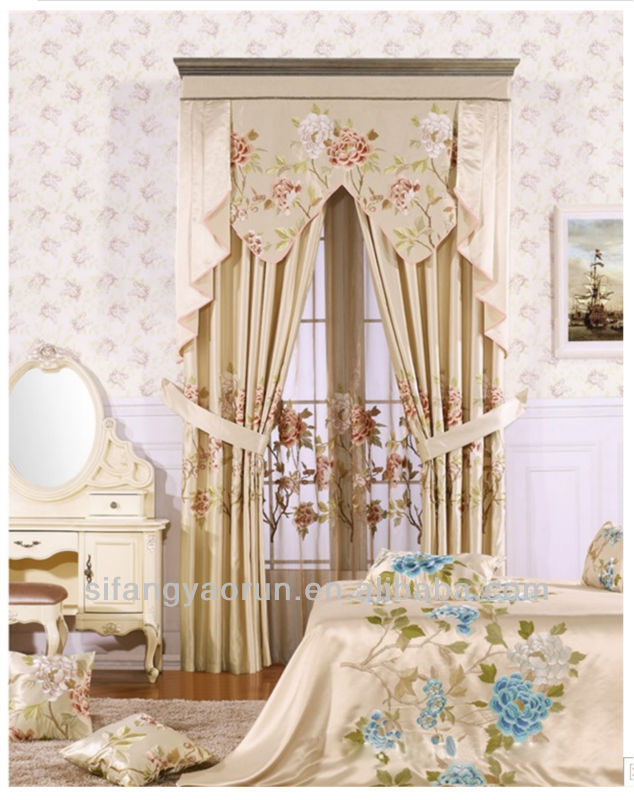 European high-end luxury bedroom curtains, View curtains, SFYR ...